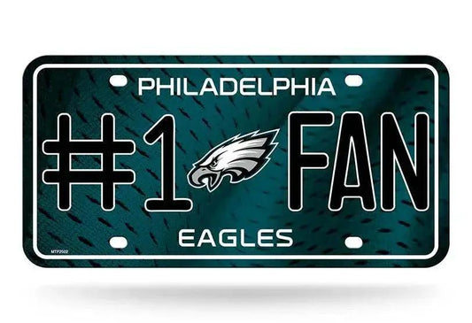  Philadelphia Eagles Aluminum License Plate Number One Fan -  ToylandEU™