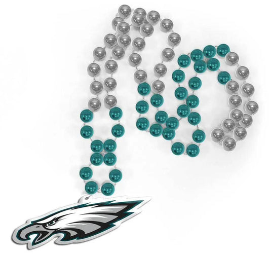  Philadelphia Eagles Beads with Medallion Mardi Gras Style -  ToylandEU™