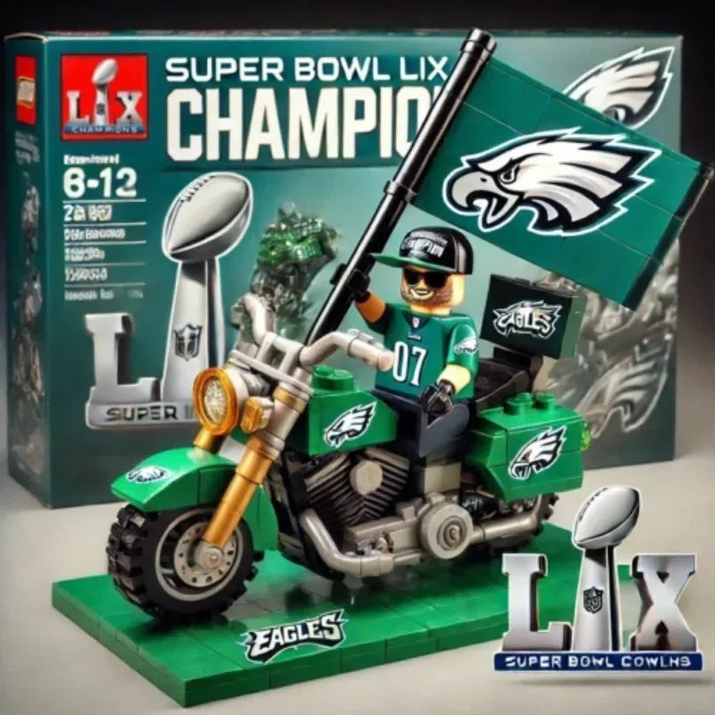 Philadelphia Eagles Building Blocks Champion STEM Toy For Kids - ToylandEU