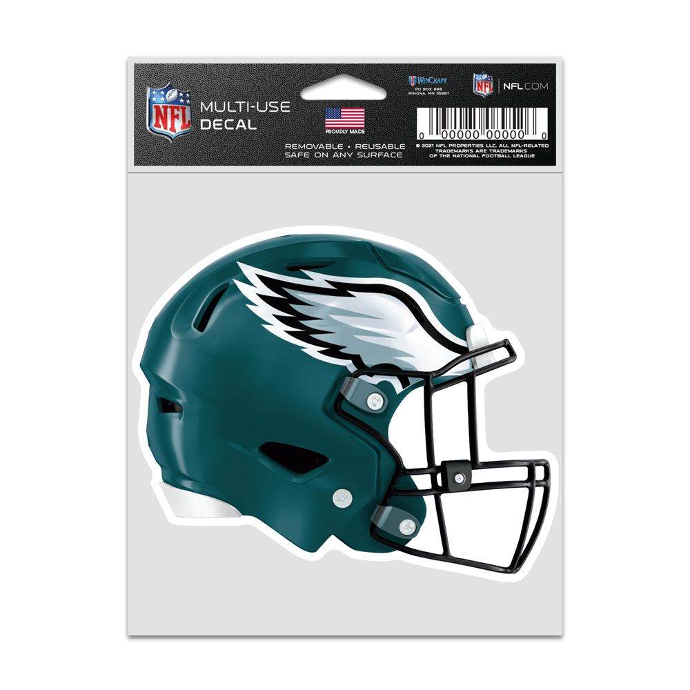 Philadelphia Eagles Decal 3.75x5 Inch Helmet Fan Official - ToylandEU