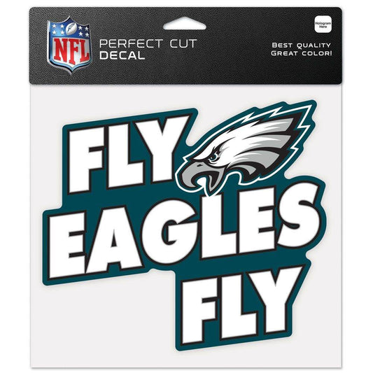 Philadelphia Eagles Decal 8x8 Perfect Cut Color Slogan - ToylandEU