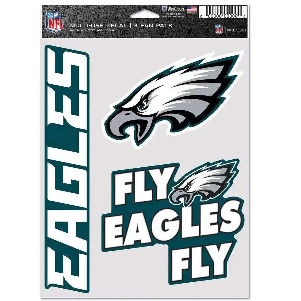  Philadelphia Eagles Decals 3 Pack Multi Use Indoor Outdoor -  ToylandEU™