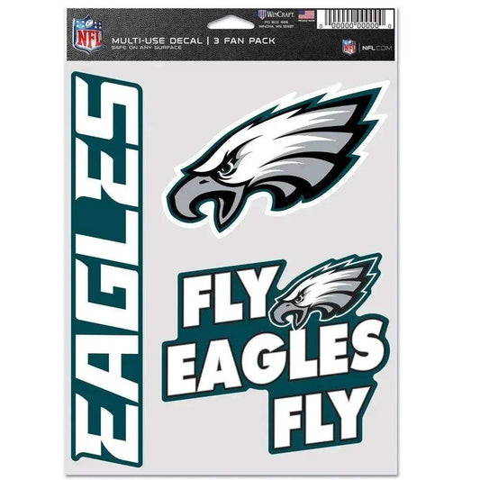  Philadelphia Eagles Decals 3 Pack Multi Use Indoor Outdoor -  ToylandEU™