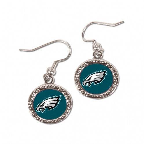 Philadelphia Eagles Earrings Round Style Licensed Official - ToylandEU