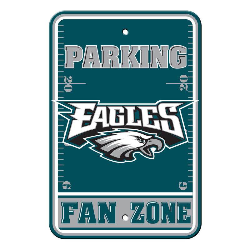 Philadelphia Eagles Fan Zone Parking Sign 12x18 Plastic - ToylandEU