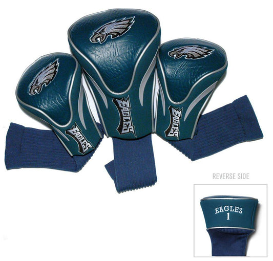 Philadelphia Eagles Golf Club 3 Piece Contour Headcover Set - ToylandEU