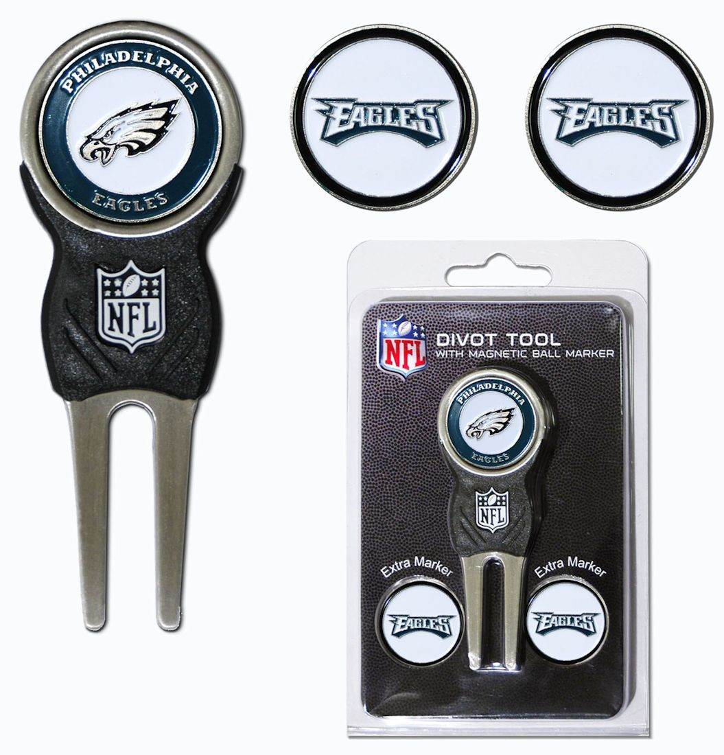 Philadelphia Eagles Golf Divot Tool With Three Markers - ToylandEU