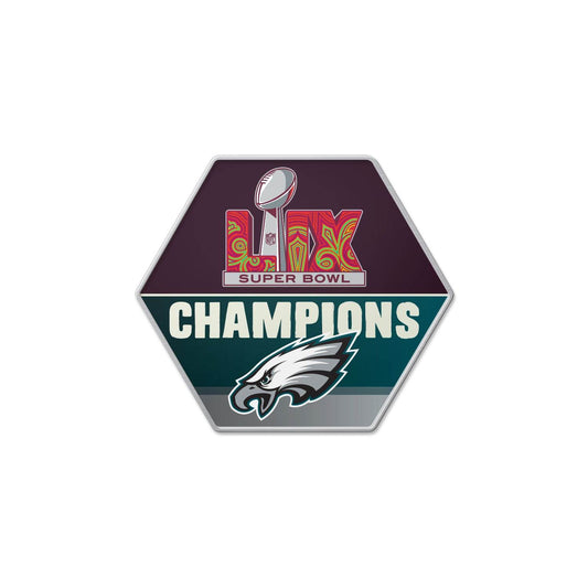 Philadelphia Eagles Hexagon Pin Super Bowl 59 Champ Aminco - ToylandEU