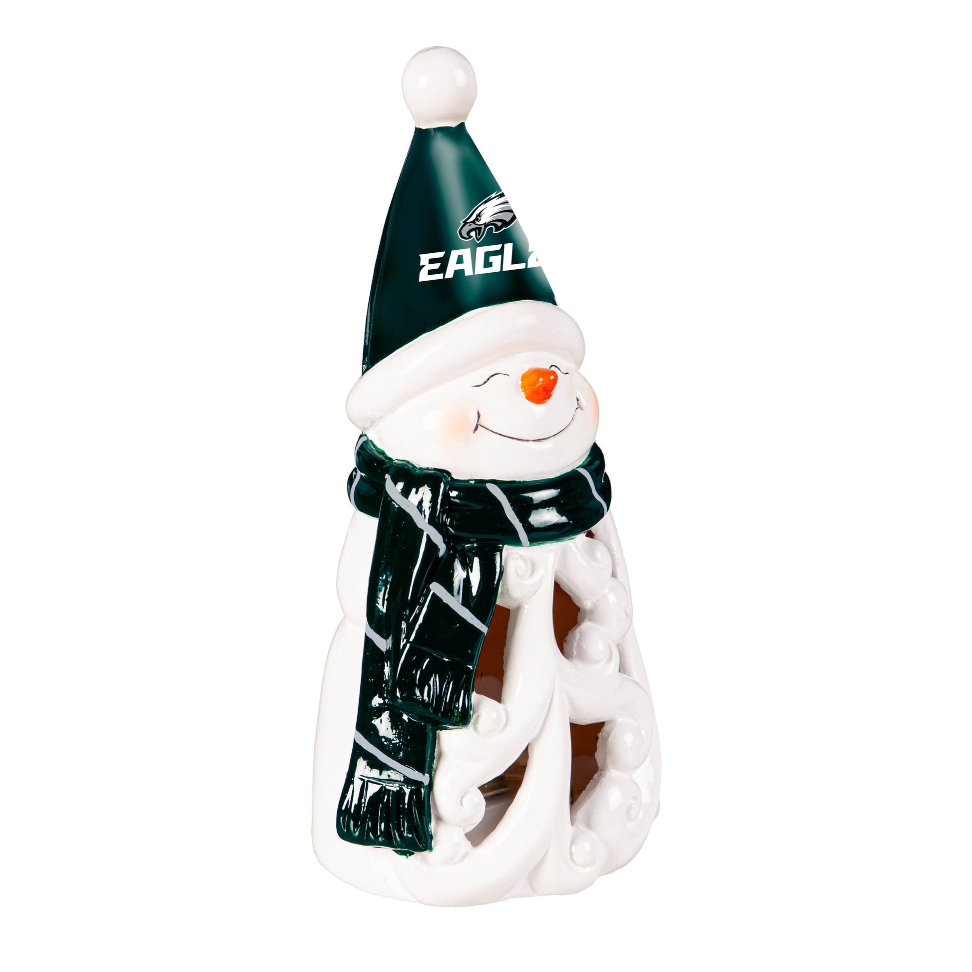 Philadelphia Eagles LED Snowman Statue 8 Inch Holiday Decor - ToylandEU