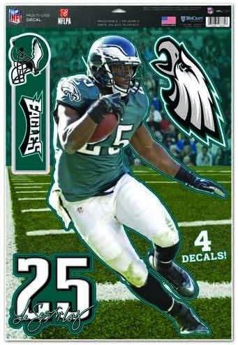 Philadelphia Eagles LeSean McCoy Decal 11x17 Multi Use - ToylandEU