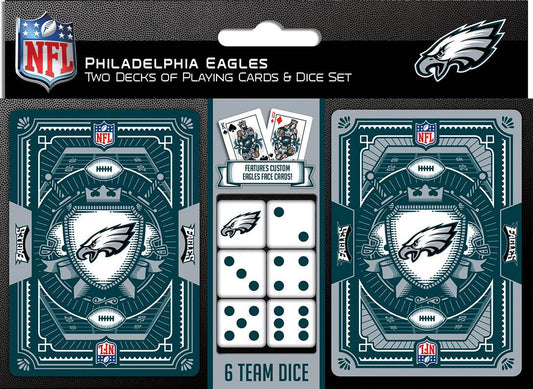 Philadelphia Eagles Playing Cards And Dice Set For NFL Fans - ToylandEU