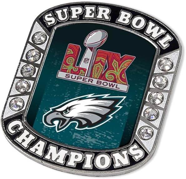 Philadelphia Eagles Rhinestone Pin Super Bowl 59 Champ - ToylandEU