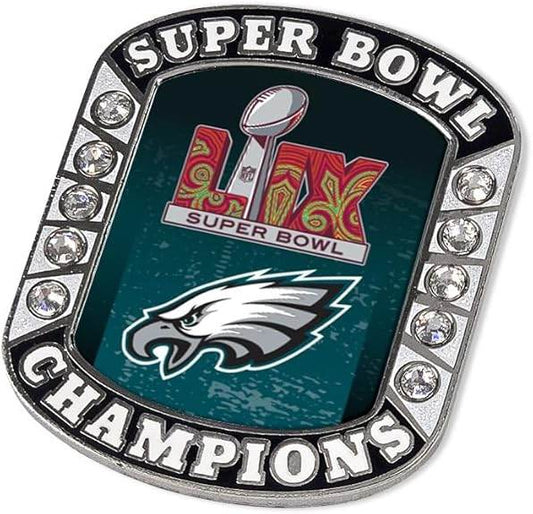 Philadelphia Eagles Rhinestone Pin Super Bowl 59 Champ - ToylandEU