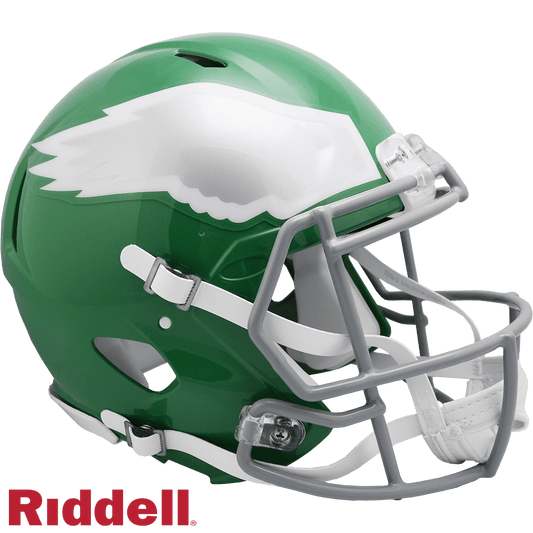 Philadelphia Eagles Riddell Authentic Speed Helmet On Field - ToylandEU