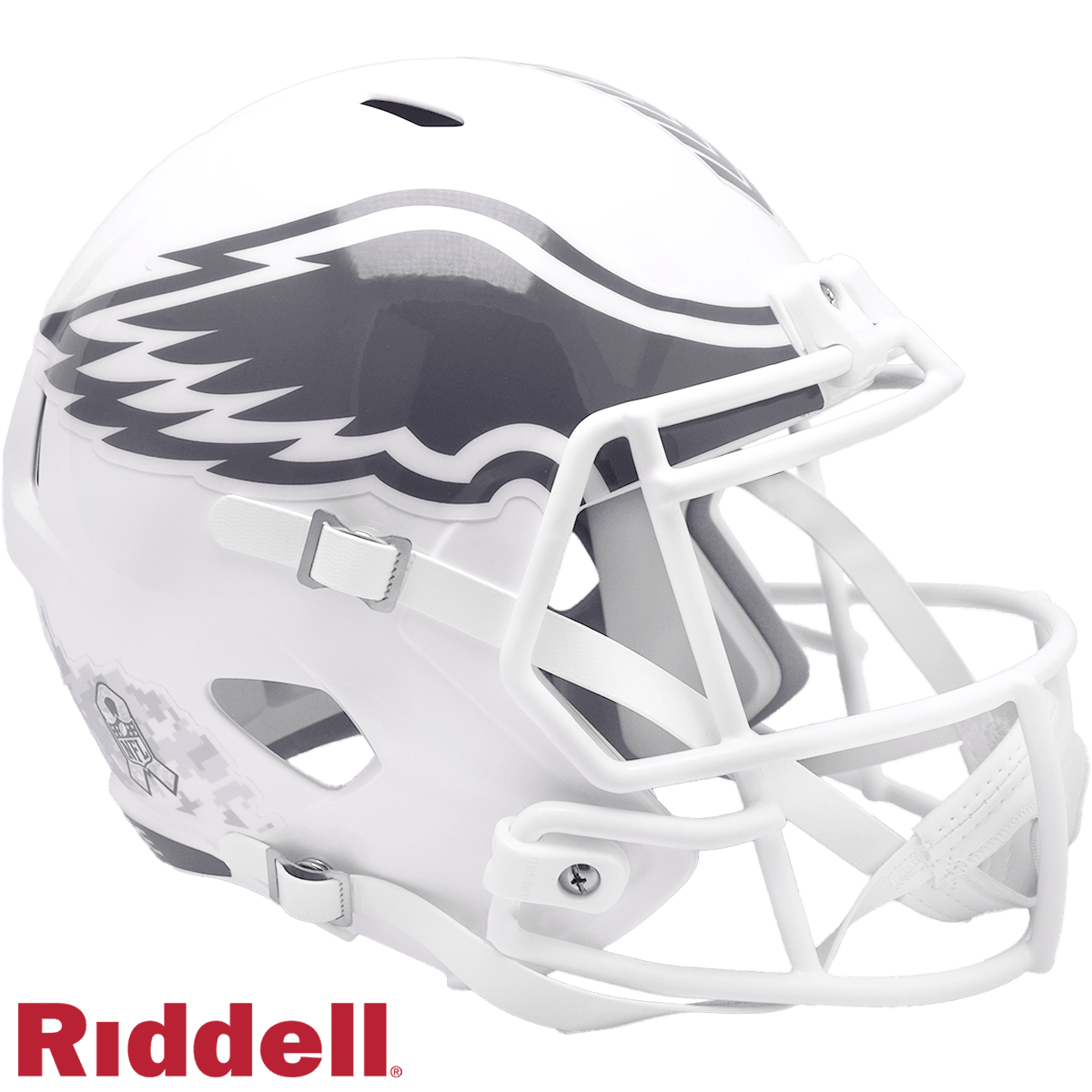 Philadelphia Eagles Riddell Replica Helmet Salute To Service - ToylandEU