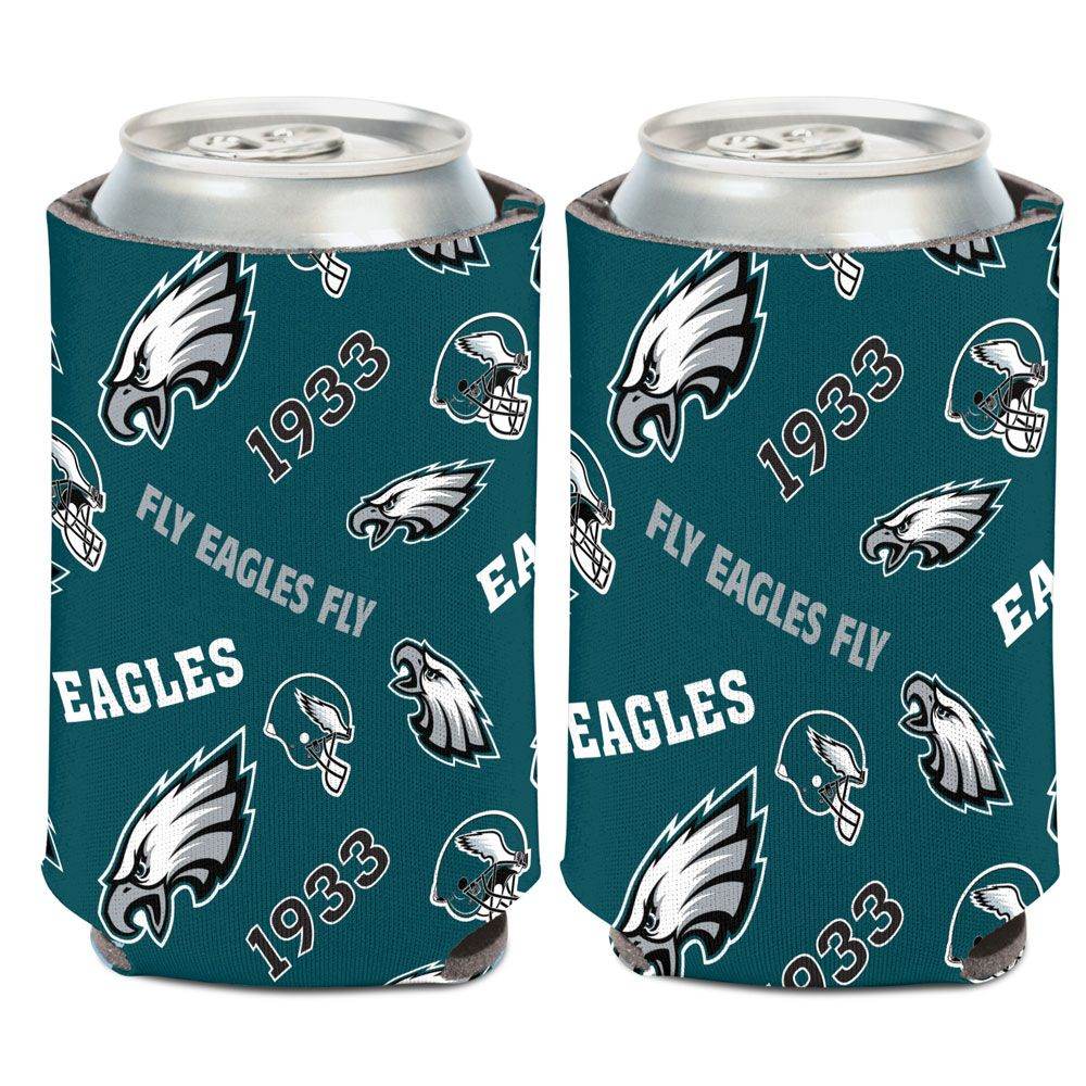 Philadelphia Eagles Scatterprint Design Can Cooler Twelve Oz - ToylandEU