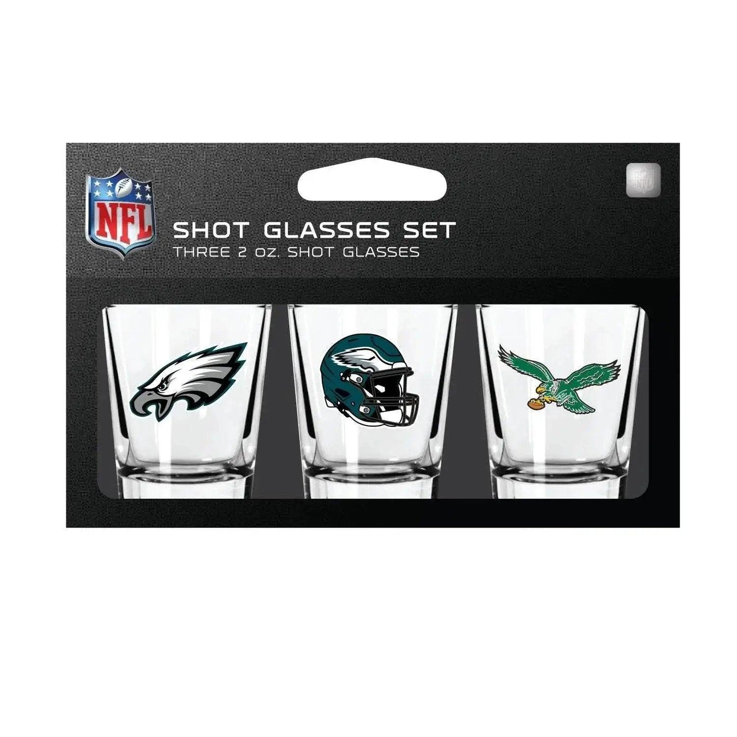  Philadelphia Eagles Shot Glass Set 3 Pack Dishwasher Safe -  ToylandEU™