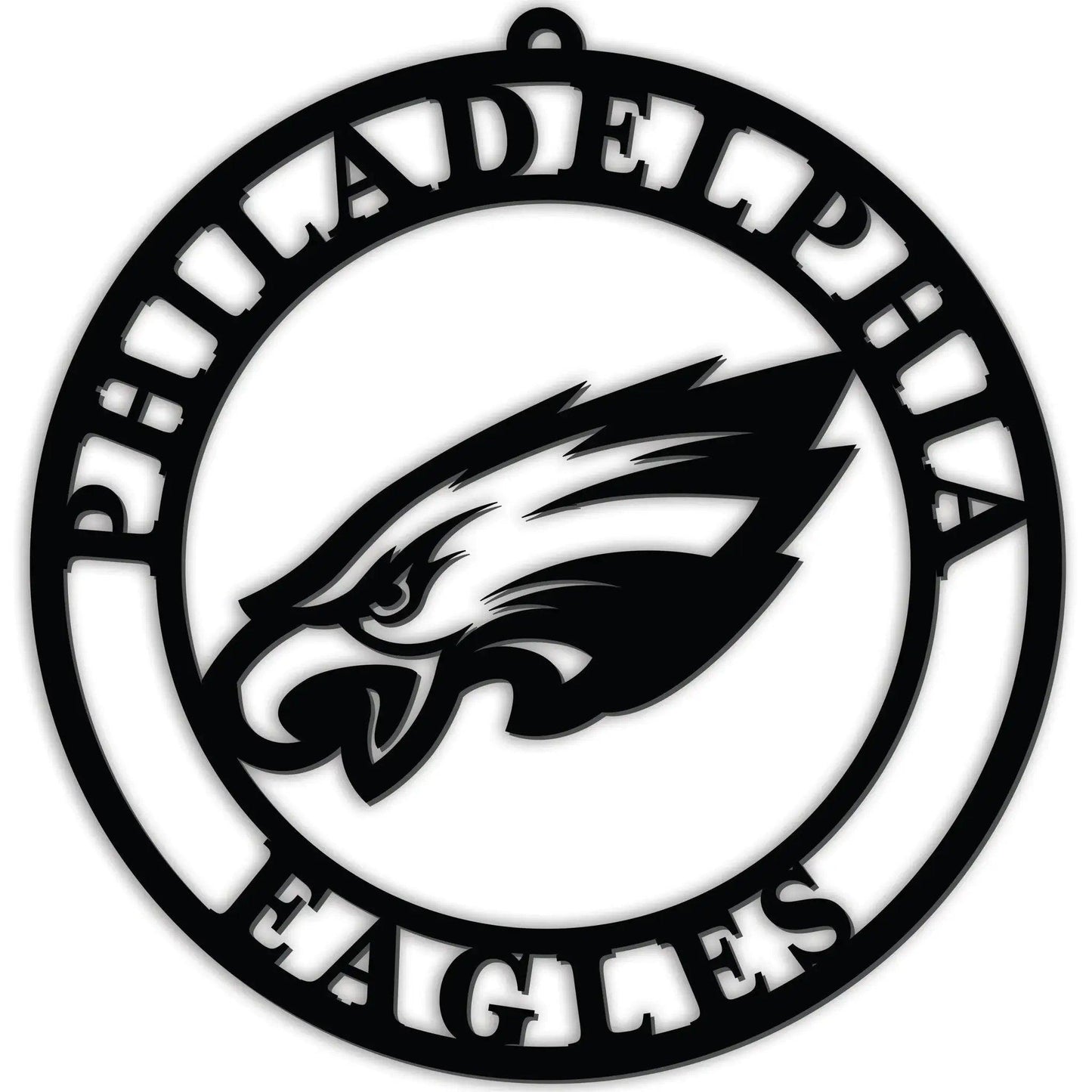  Philadelphia Eagles Sign Door Hanger 16 Inch Black PVC -  ToylandEU™