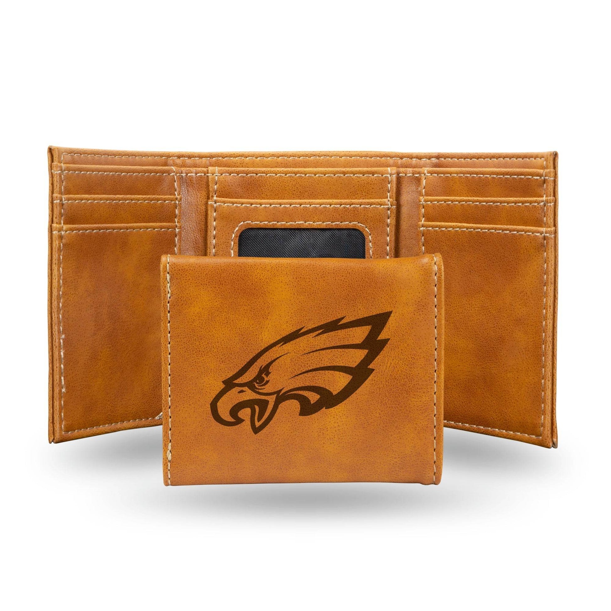 Philadelphia Eagles Trifold Leather Wallet Laser Engraved - ToylandEU