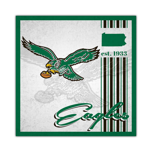 Philadelphia Eagles Wood Sign 10x10 Album Wall Decor - ToylandEU