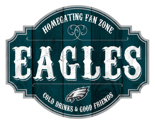 Philadelphia Eagles Wood Sign 12 Inch Homegating Tavern - ToylandEU