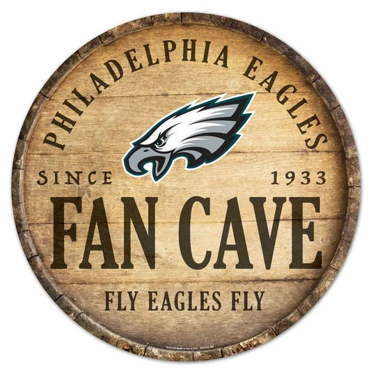  Philadelphia Eagles Wood Sign 14 Inch Round Barrel Top -  ToylandEU™