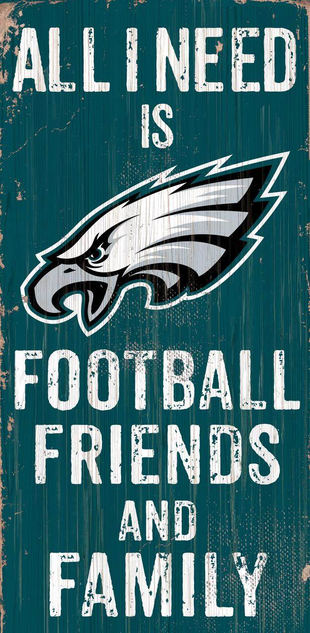 Philadelphia Eagles Wood Sign 6x12 Football Plaque Color - ToylandEU