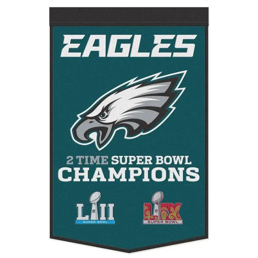  Philadelphia Eagles Wool Banner 24x38 Dynasty Champ Design -  ToylandEU™