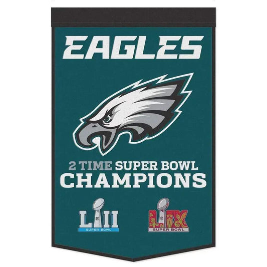  Philadelphia Eagles Wool Banner 24x38 Dynasty Champ Design -  ToylandEU™