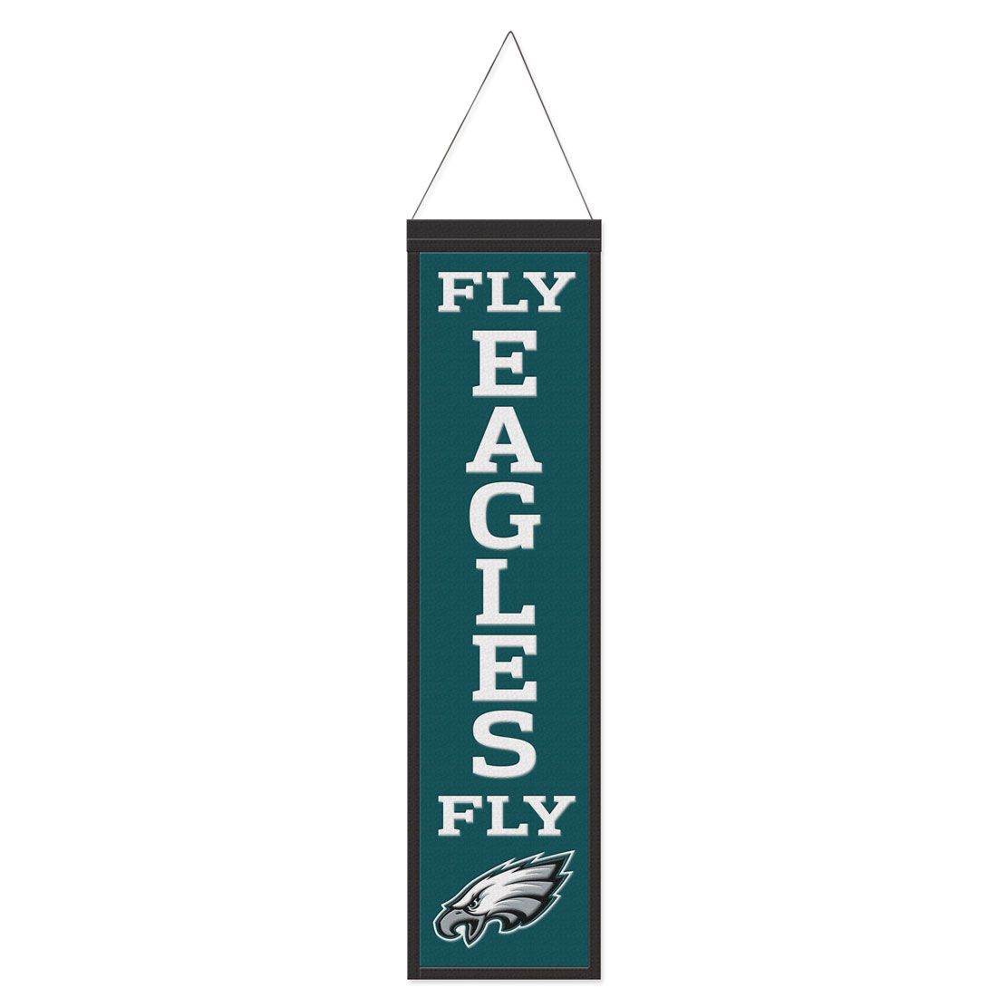 Philadelphia Eagles Wool Banner 8x32 Heritage Slogan Design - ToylandEU