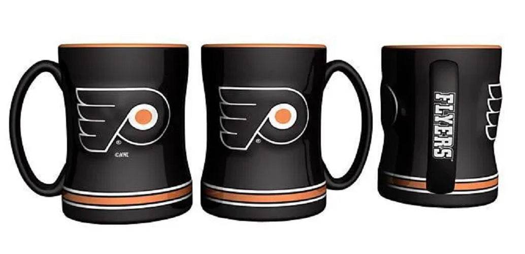 Philadelphia Flyers 14oz Sculpted Relief Coffee Mug - ToylandEU