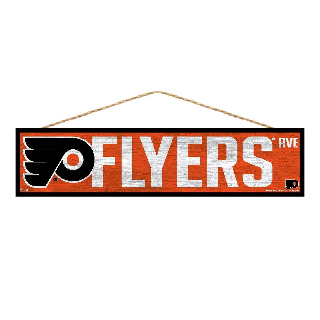 Philadelphia Flyers 4x17 Wood Sign Avenue Design Logo - ToylandEU