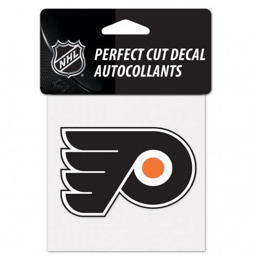 Philadelphia Flyers 4x4 Perfect Cut Color Decal Sticker - ToylandEU