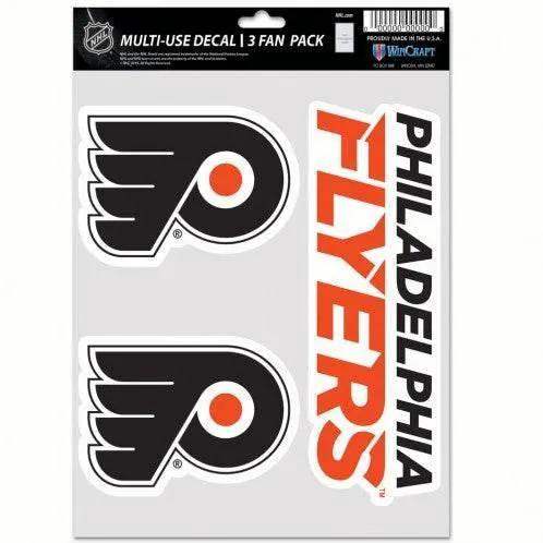  Philadelphia Flyers Decals 3 Pack Multi Use Indoor Outdoor -  ToylandEU™