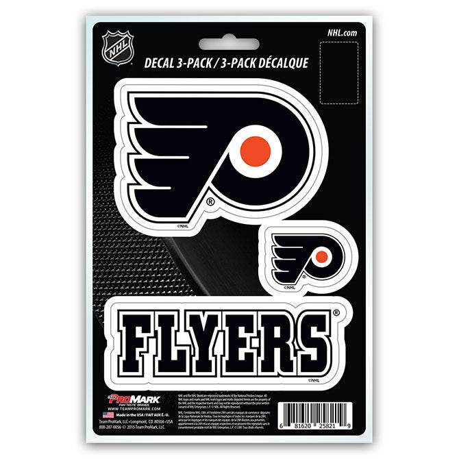 Philadelphia Flyers Die Cut Decal 3 Pack Premium Vinyl - ToylandEU