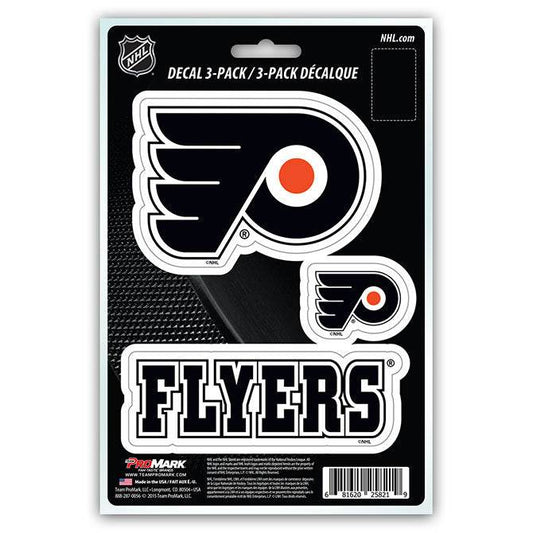 Philadelphia Flyers Die Cut Decal 3 Pack Premium Vinyl - ToylandEU