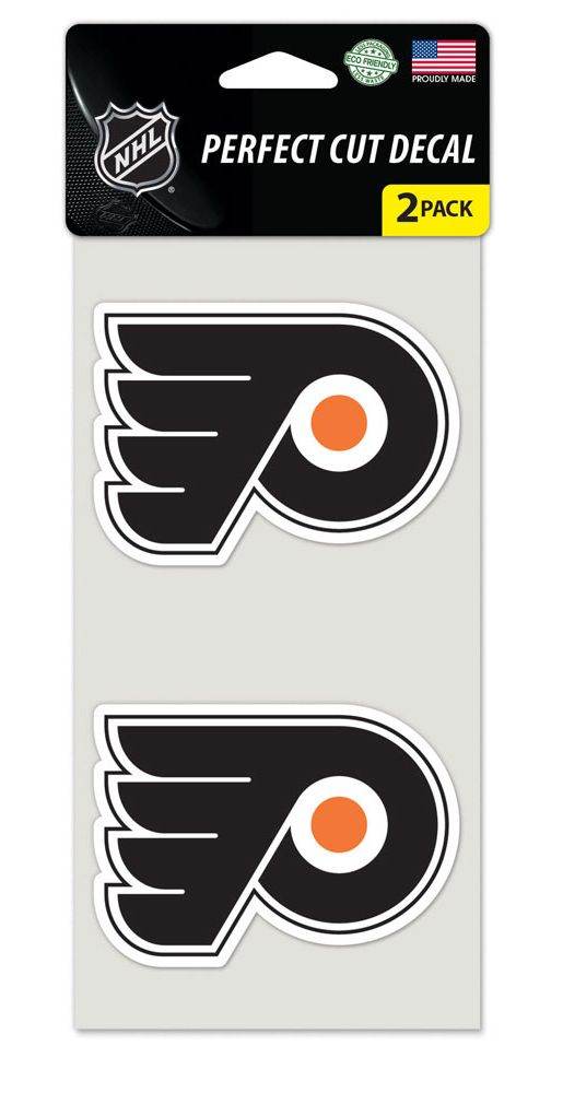 Philadelphia Flyers Die Cut Decals Set Of 2 Outdoor Vinyl - ToylandEU