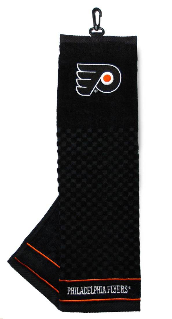 Philadelphia Flyers Embroidered Golf Towel 16x22 Tri Fold - ToylandEU