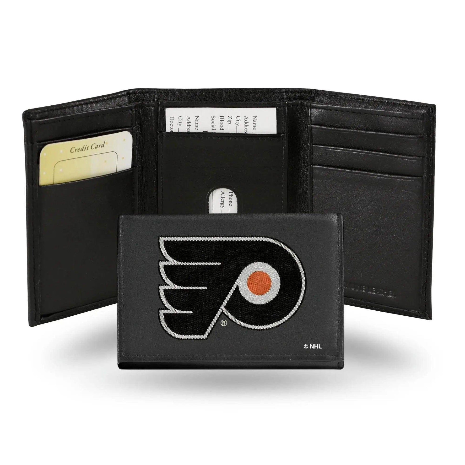  Philadelphia Flyers Leather Trifold Wallet Embroidered -  ToylandEU™