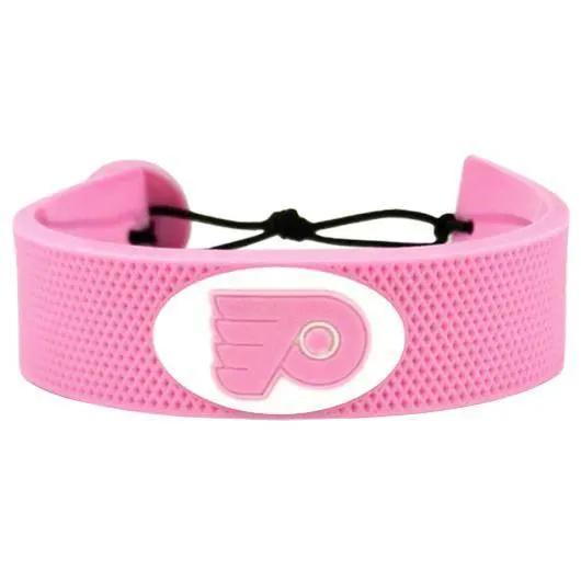  Philadelphia Flyers Pink Leather Bracelet with Ceramic Bead -  ToylandEU™