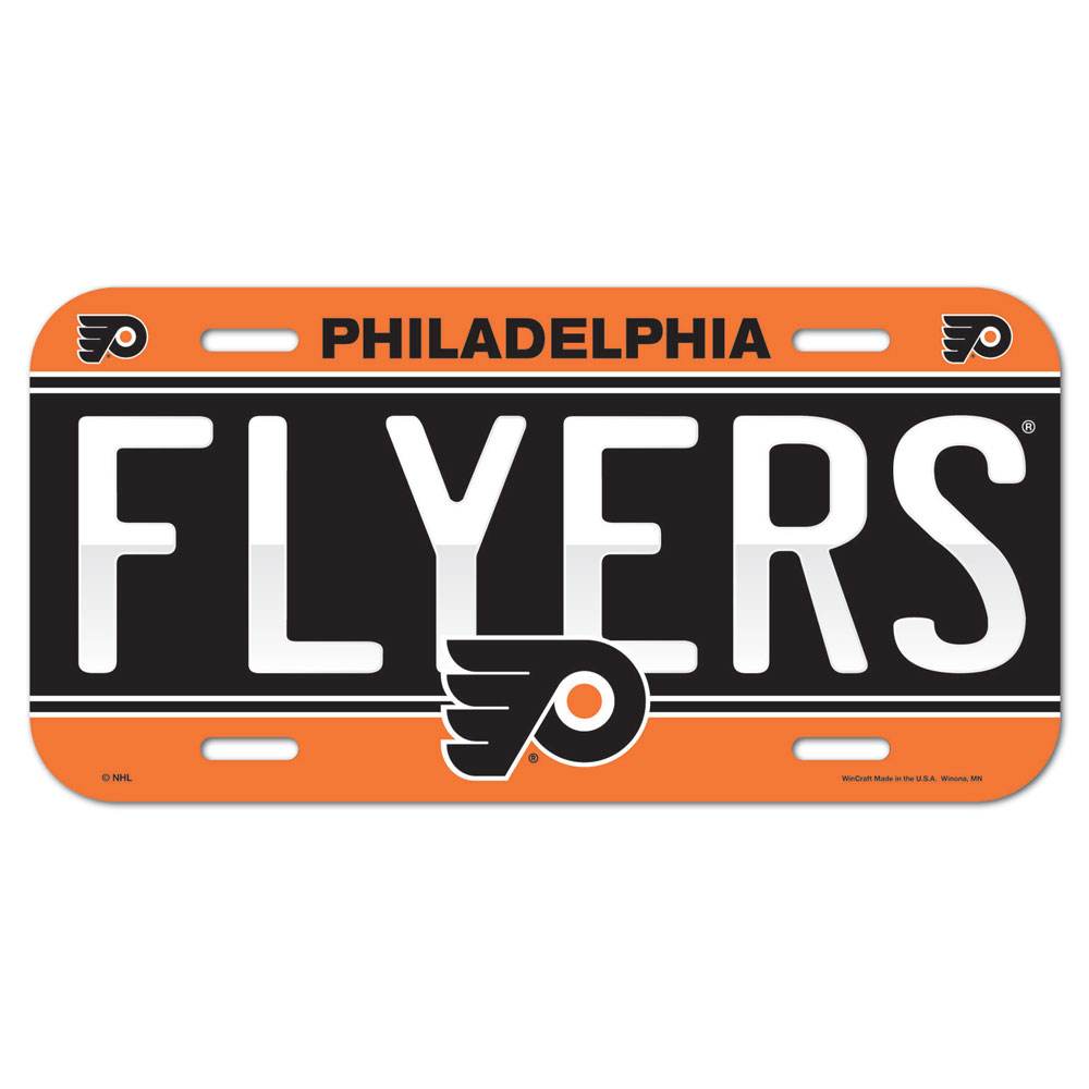 Philadelphia Flyers Plastic License Plate Special Order - ToylandEU