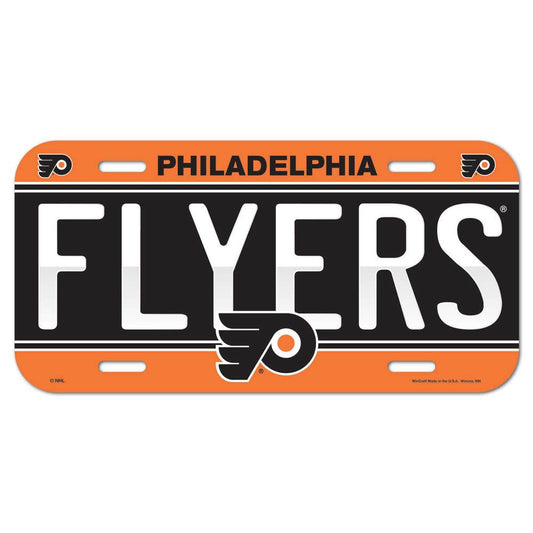 Philadelphia Flyers Plastic License Plate Special Order - ToylandEU