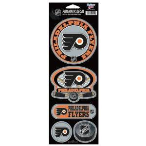 Philadelphia Flyers Prismatic Die Cut Decal 4x12 Sticker - ToylandEU
