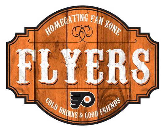 Philadelphia Flyers Wood Sign 12 Inch Homegating Tavern - ToylandEU