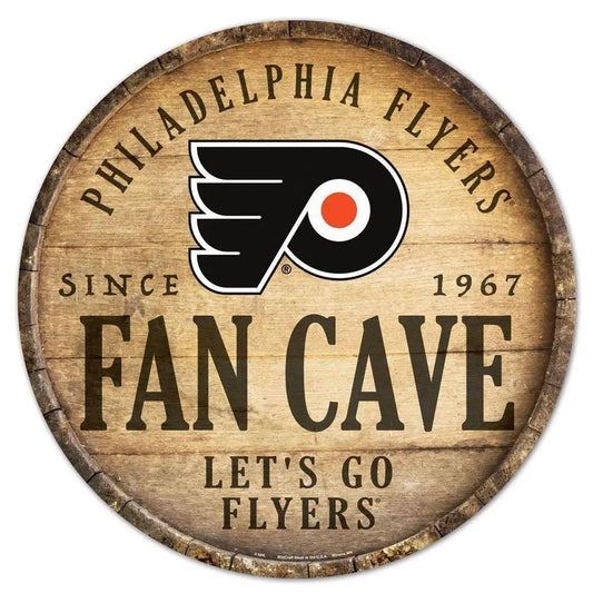  Philadelphia Flyers Wood Sign 14 Inch Round Barrel Top -  ToylandEU™