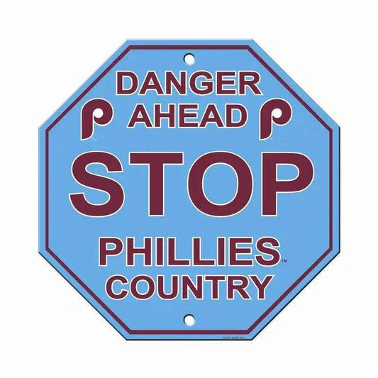  Philadelphia Phillies 12x12 Plastic Stop Style Retro Sign CO -  ToylandEU™