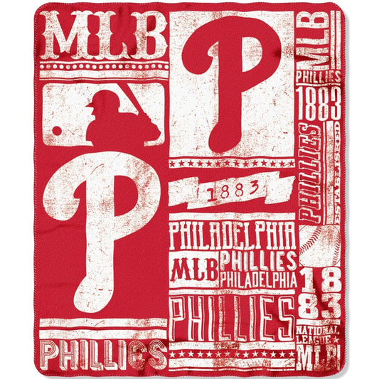  Philadelphia Phillies 50x60 Fleece Blanket Strength Design -  ToylandEU™