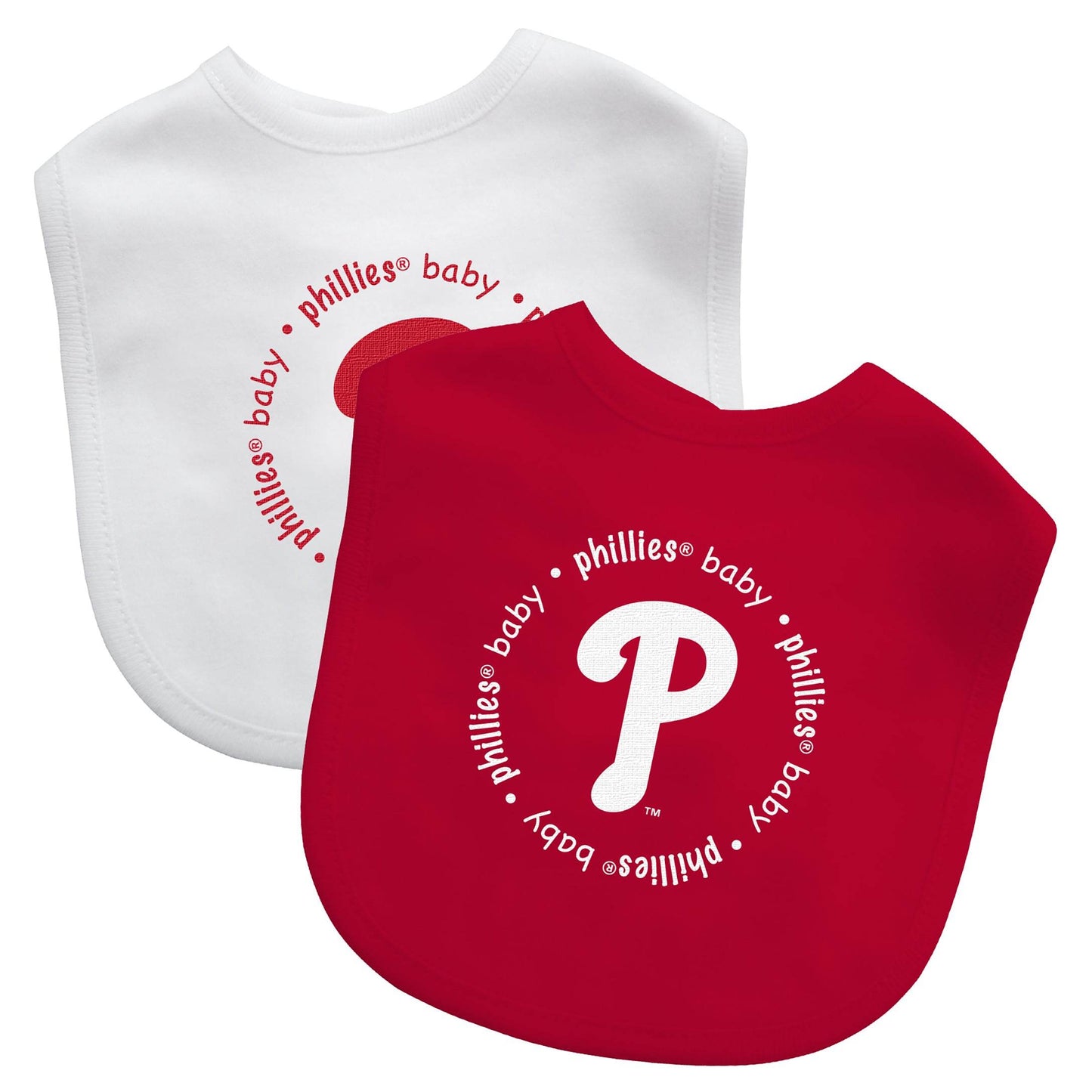 Philadelphia Phillies Baby Bibs 2 Pack Officially Licensed - ToylandEU