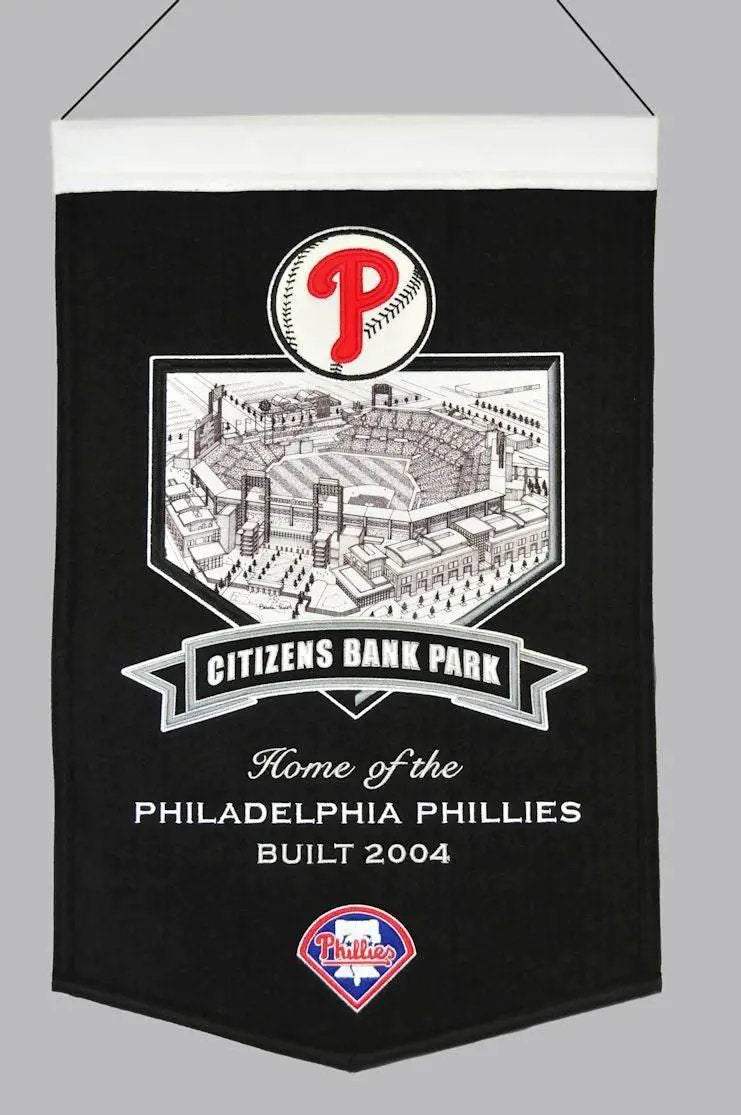 Philadelphia Phillies Banner 15x24 Wool Stadium Citizens Bank Park - ToylandEU