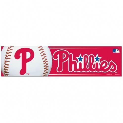 Philadelphia Phillies Decal 3x12 Bumper Strip Wincraft - ToylandEU